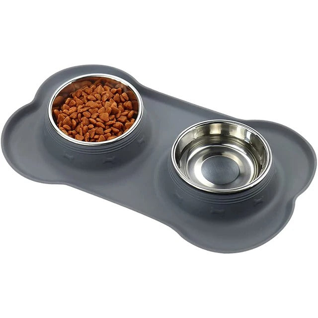 Bone-Shaped Dog Bowl