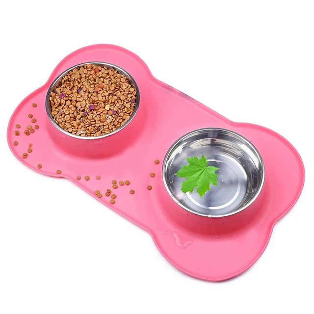 Bone-Shaped Dog Bowl
