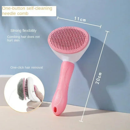 Self-Removing Pet Hair Brush